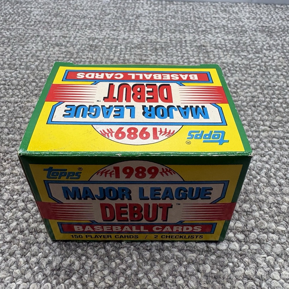 1989 Topps Major‎ League Debut Complete 150 Card Set Orig Box